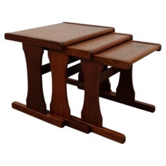 Satz Vintage Mid Century Modern Teak Nisttische von G-Plan