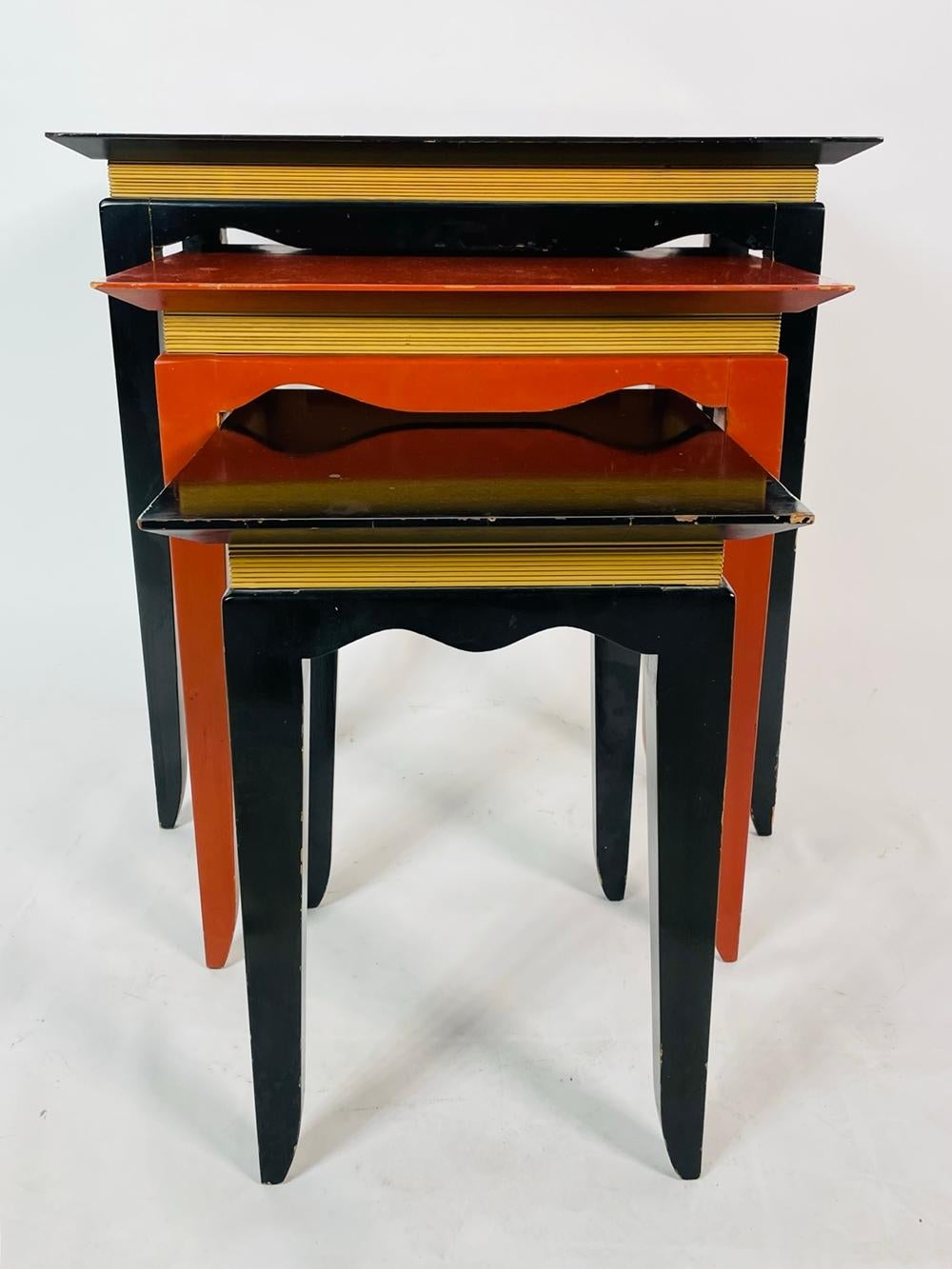 20th Century Set of Vintage Nesting Tables