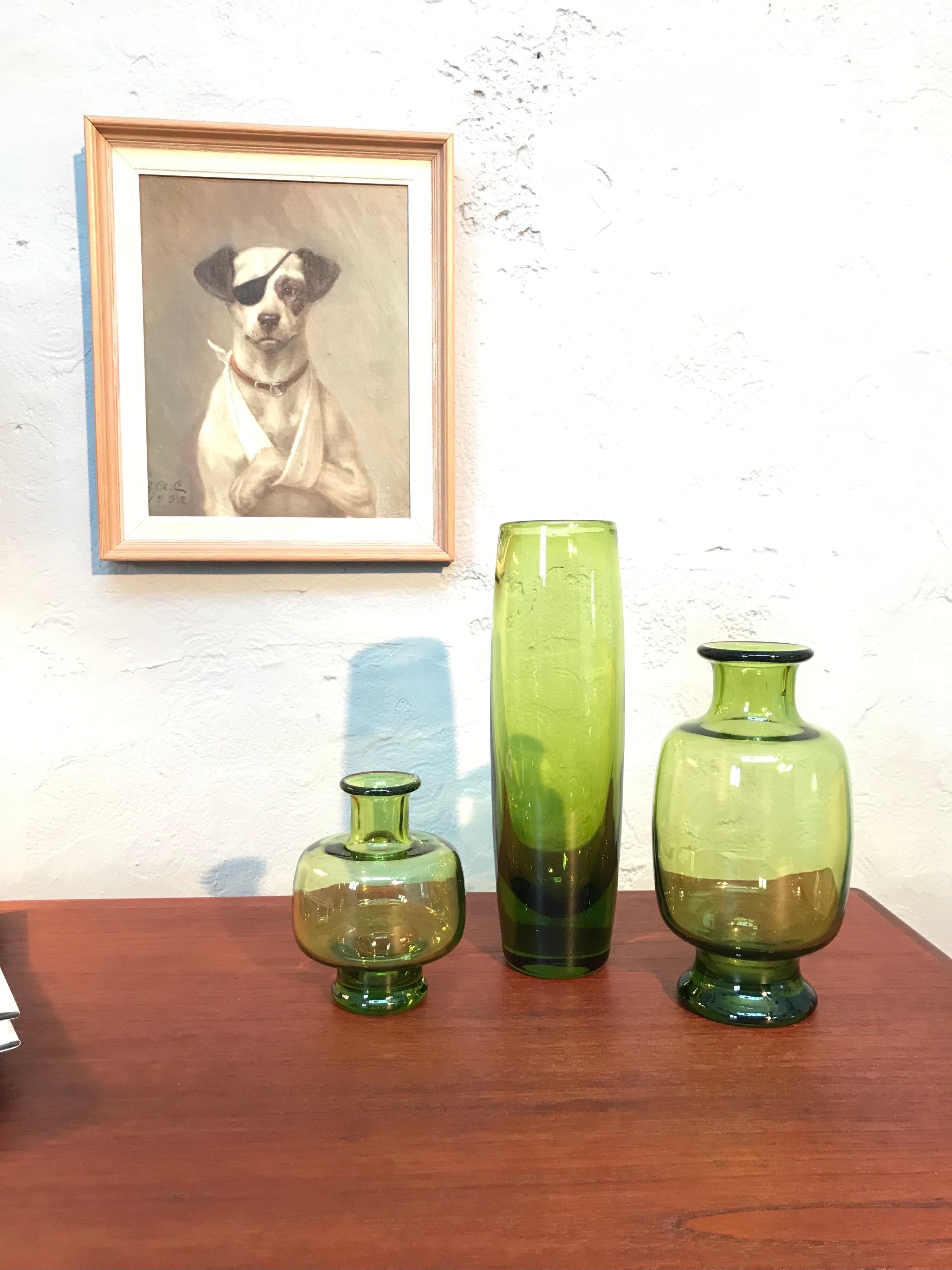 Set of Vintage Royal Copenhagen Glass Designed by Per Lutken for Holmegaard In Good Condition For Sale In Søborg, DK