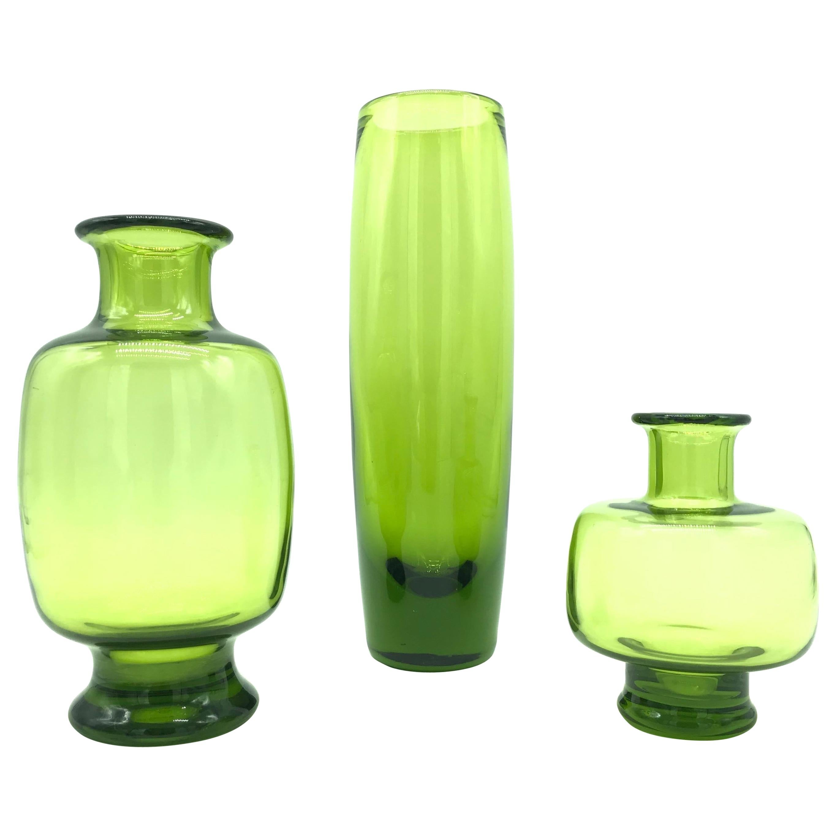 Set of Vintage Royal Copenhagen Glass Designed by Per Lutken for Holmegaard
