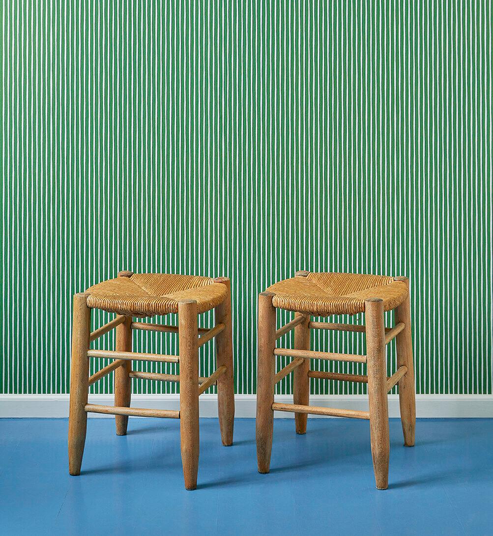 France, 1950s

A pair of stools in wood with woven rush seat.

Measures: H 47 x W 37 x D 37 cm.