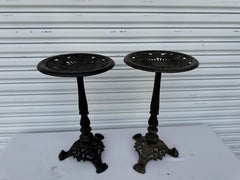 Satz von Pflanzenständern aus Gusseisen im viktorianischen Stil