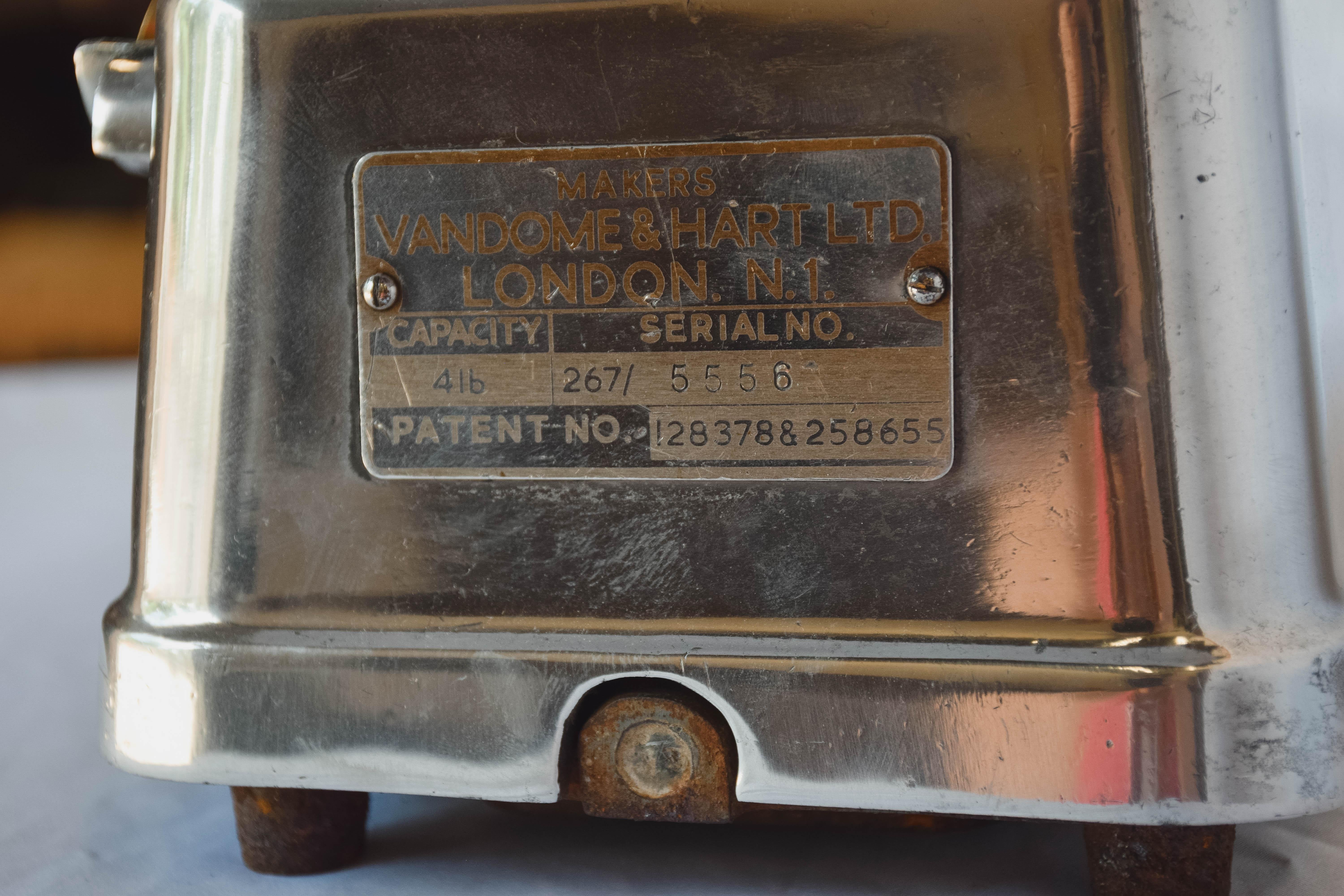 Set of Vintage Weighing Scales Made by Vandome & Hart Ltd 1