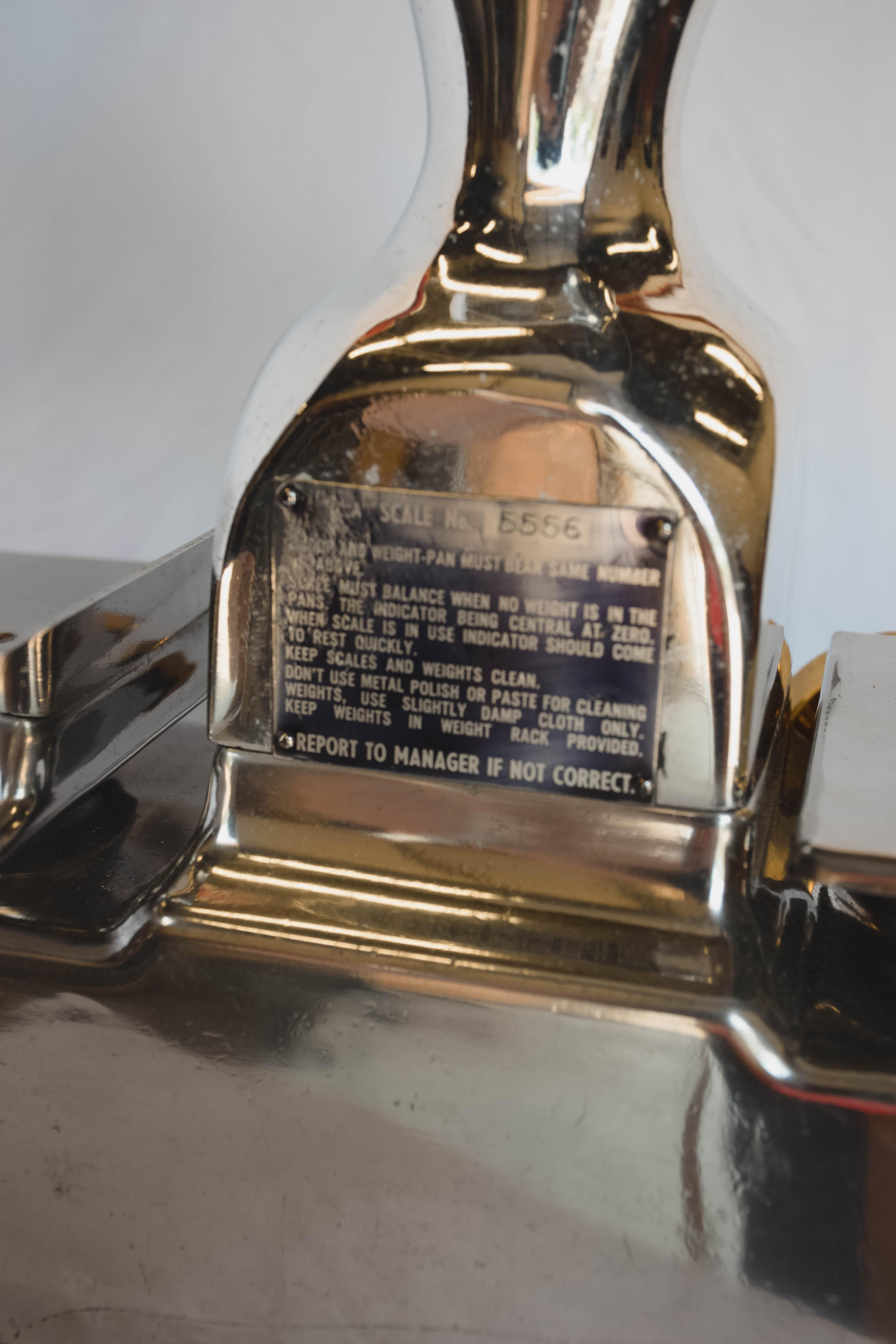 Set of Vintage Weighing Scales Made by Vandome & Hart Ltd 4