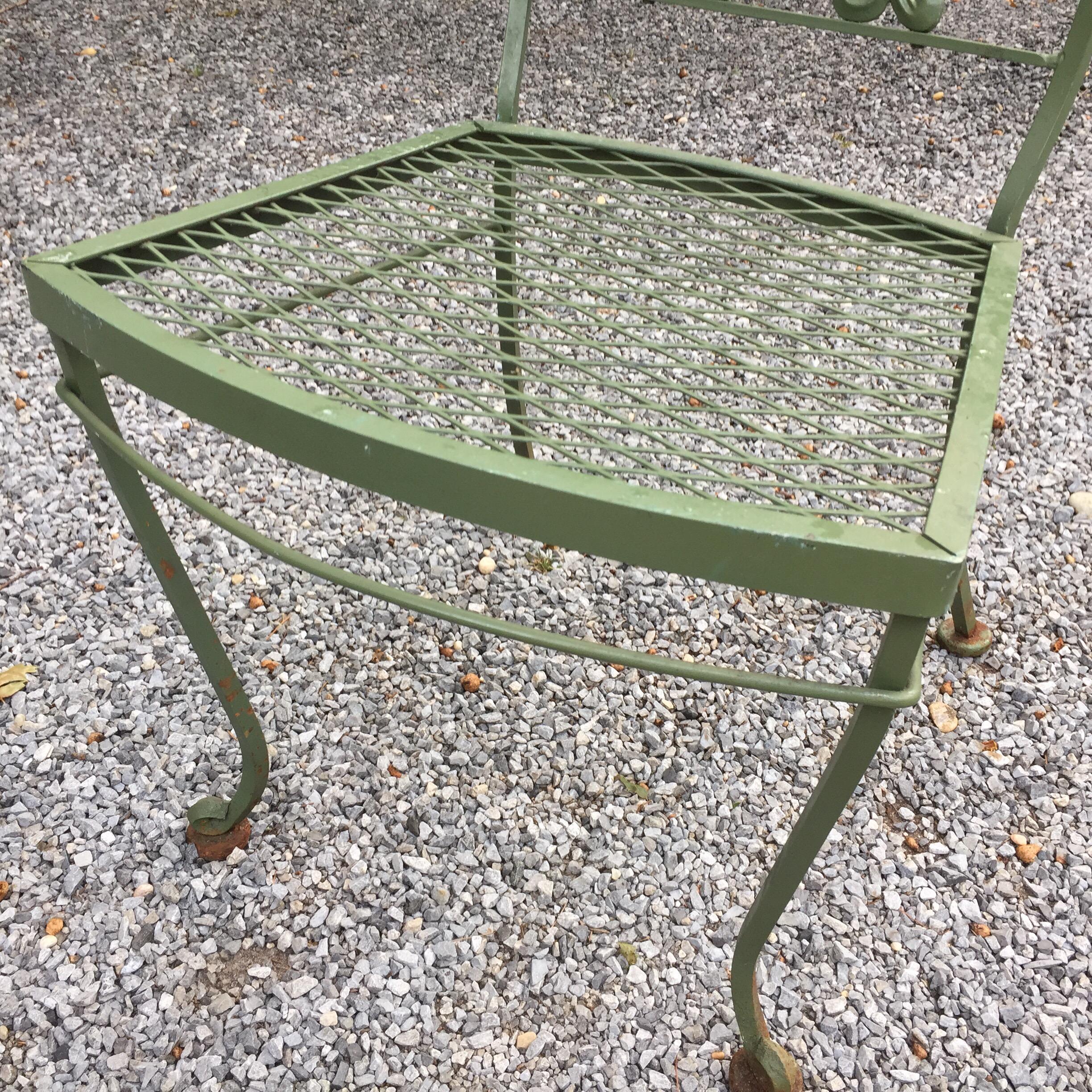 vintage wrought iron patio furniture for sale