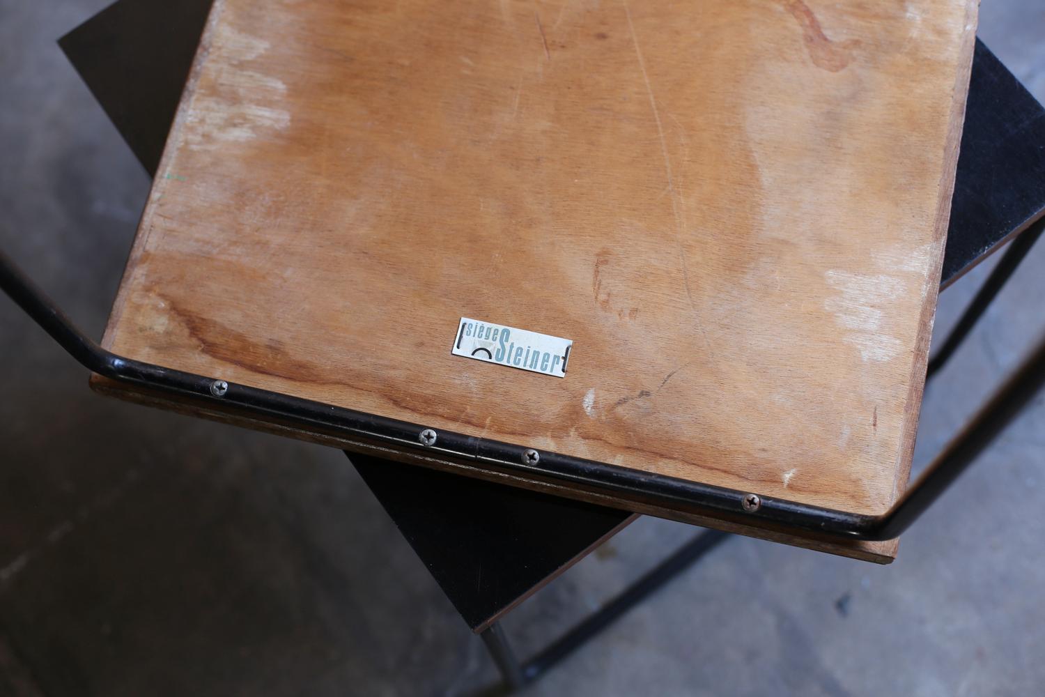Mid-20th Century Set of ‘VOLANTE’ Side Tables for Steiner by Pierre Guariche For Sale