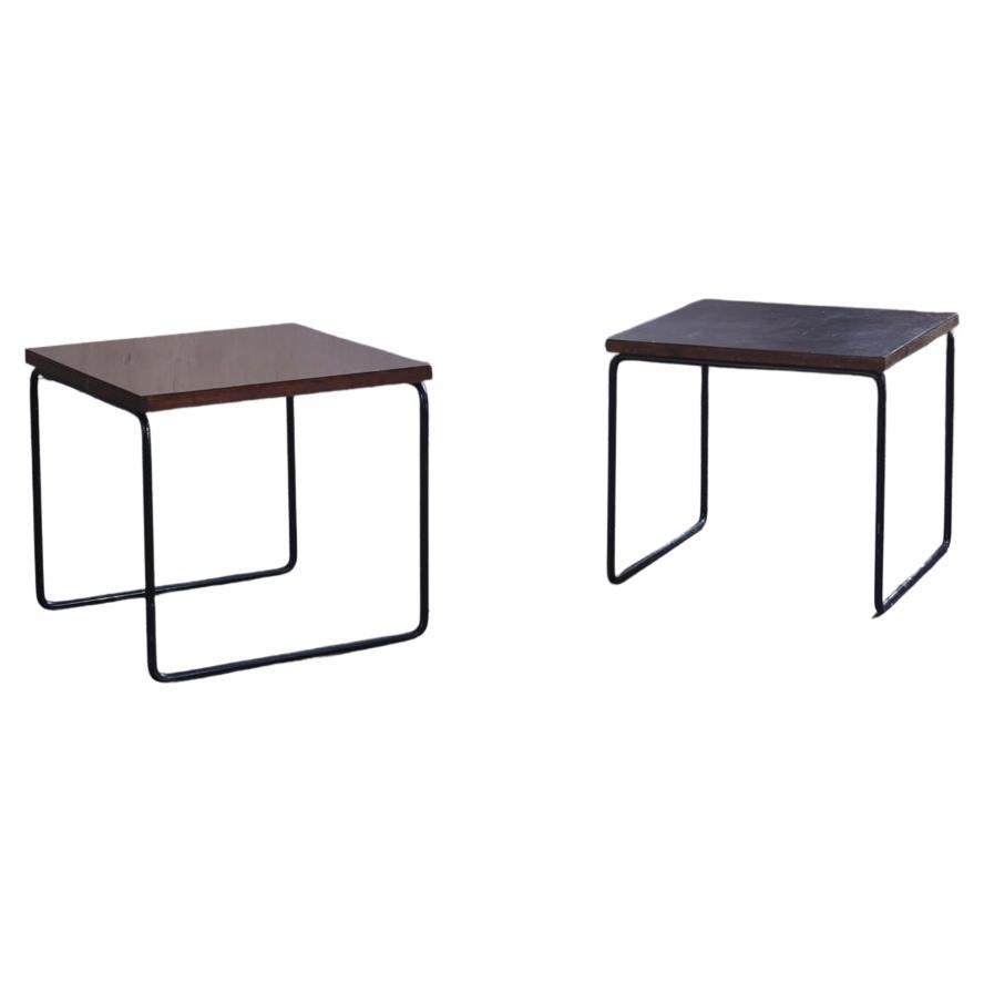 Set of ‘VOLANTE’ Side Tables for Steiner by Pierre Guariche For Sale