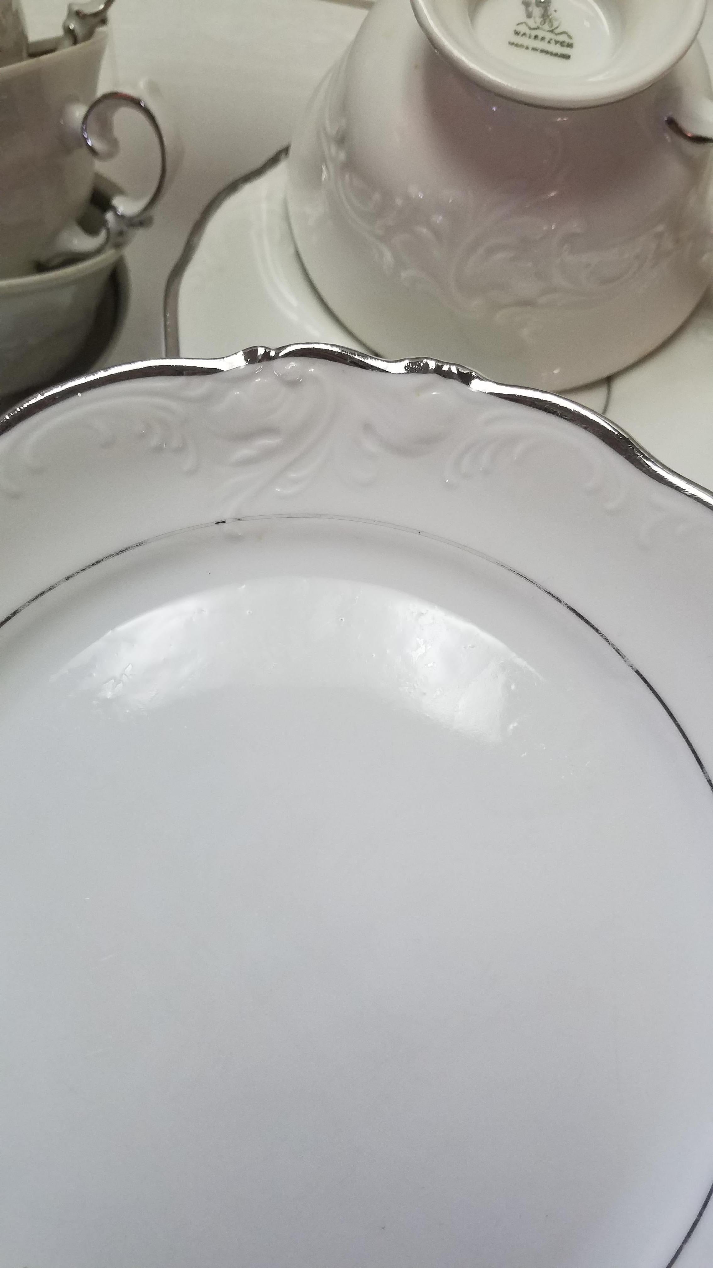 Porcelain Set of Walbrzych Dinnerware, 66 Pieces For Sale