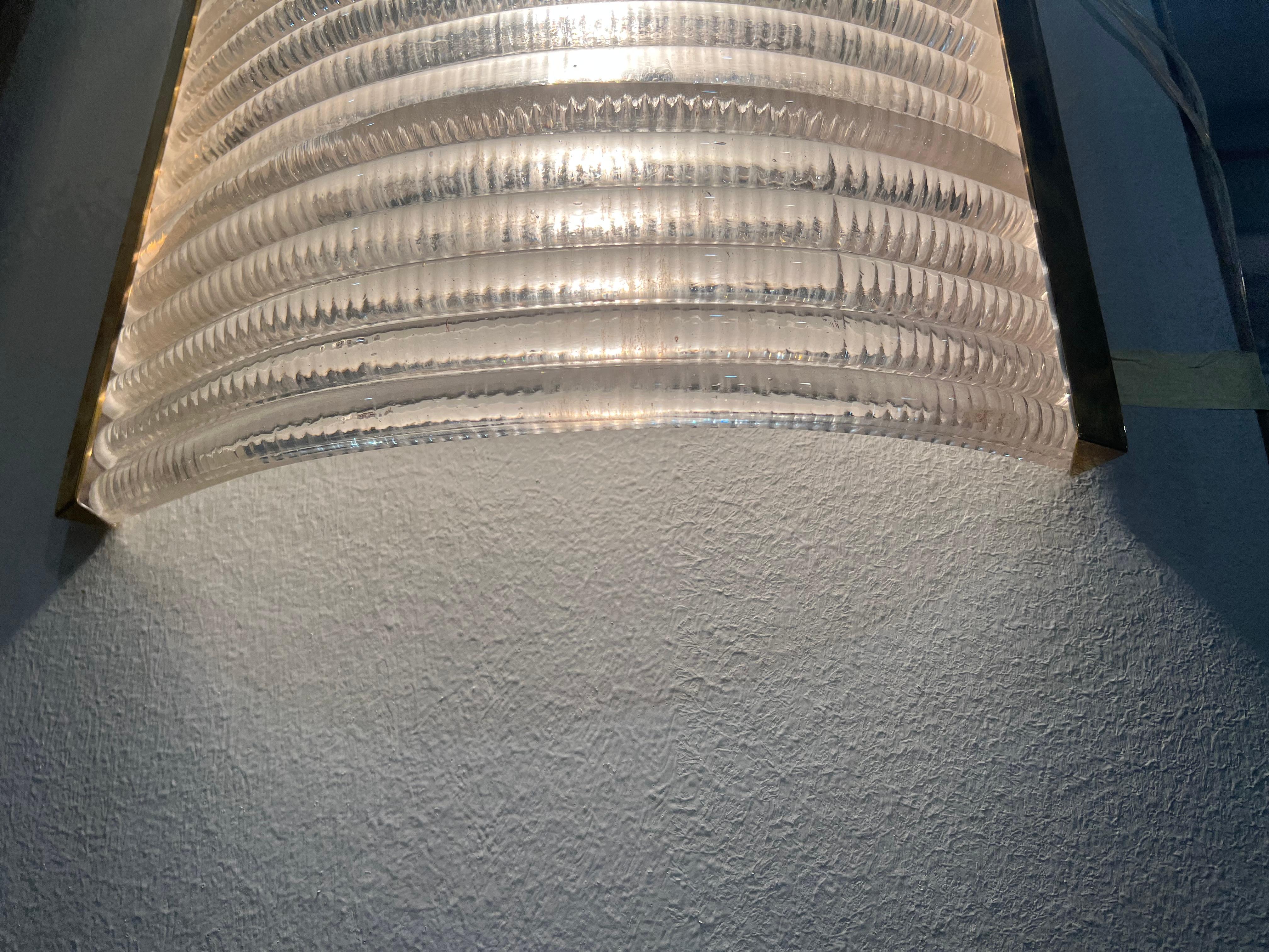 Juego de lámparas de pared de Venini. Murano, década de 1940 en venta 9