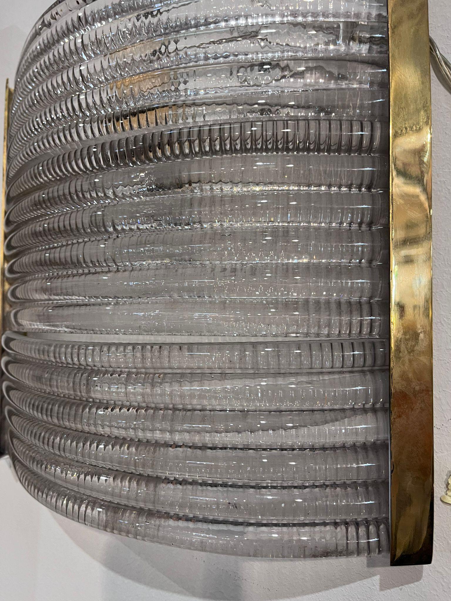 Juego de lámparas de pared de Venini. Murano, década de 1940 Italiano en venta