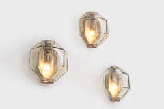 Set of Wall Sconces by Vinicio Vianello for Vistosi, Italy, 1957