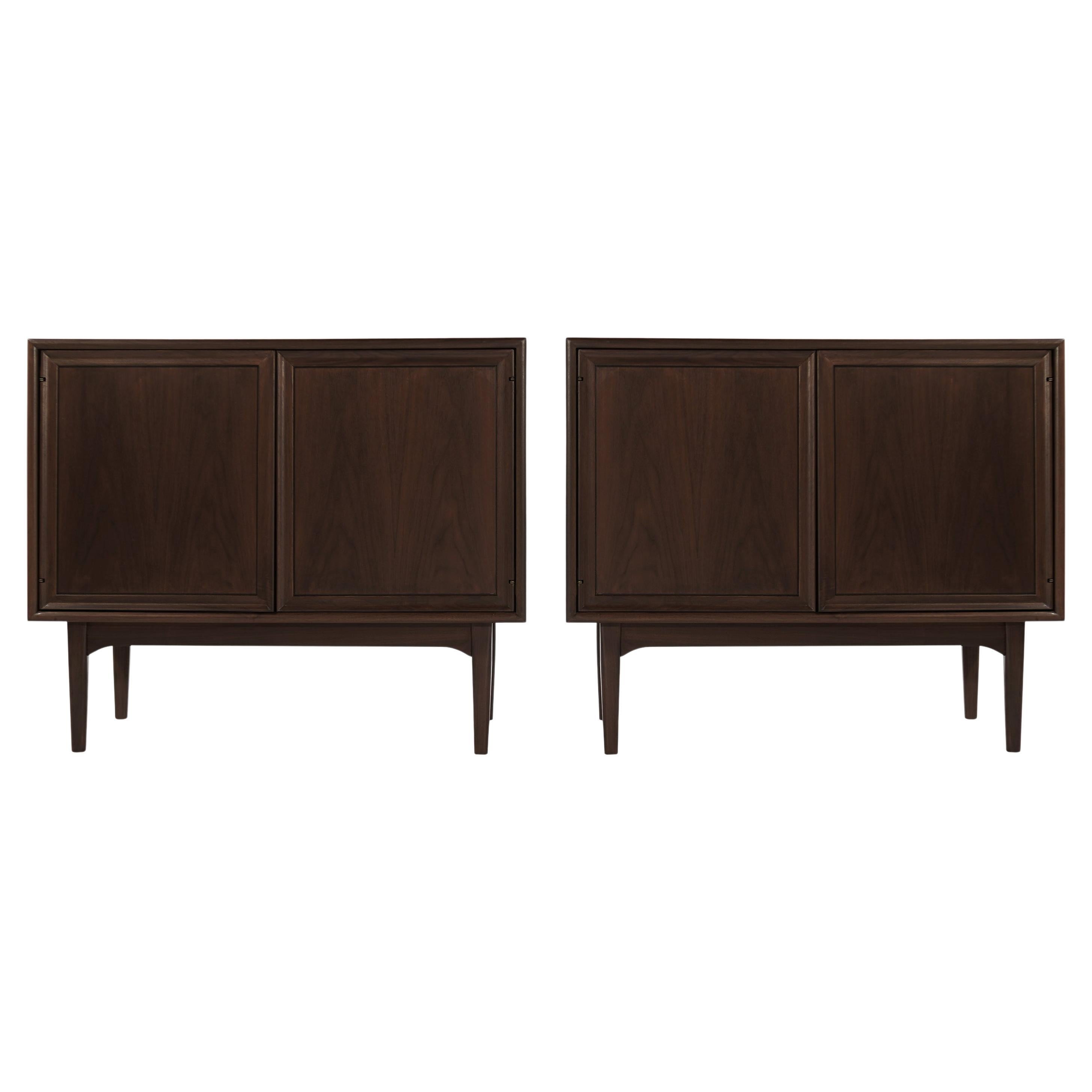 Set of Walnut by Kipp Stewart, 1950s For Sale at 1stDibs