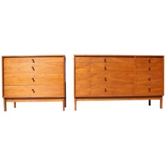 Set of Walnut Dressers by Artist and Furniture Maker Richard Artschwager