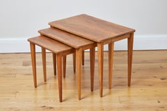 Set of Walnut Nesting Tables, Gordon Russell, 1960s