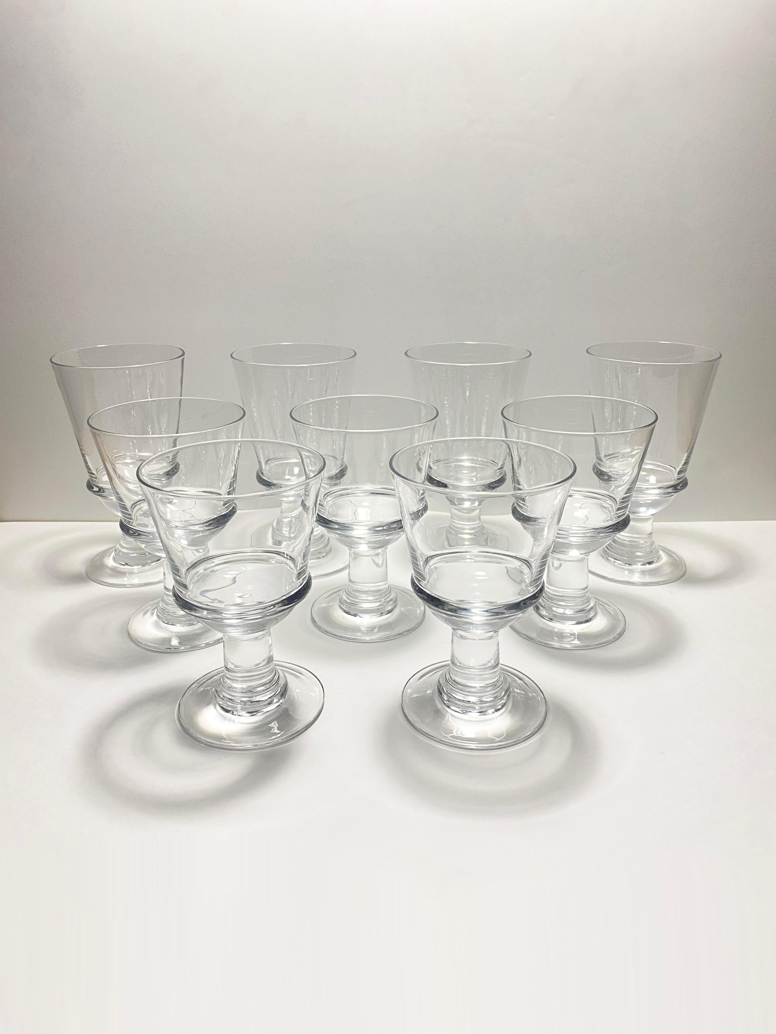 Irish Set of Waterford Crystal Goblets Owned by Andre Leon Talley For Sale