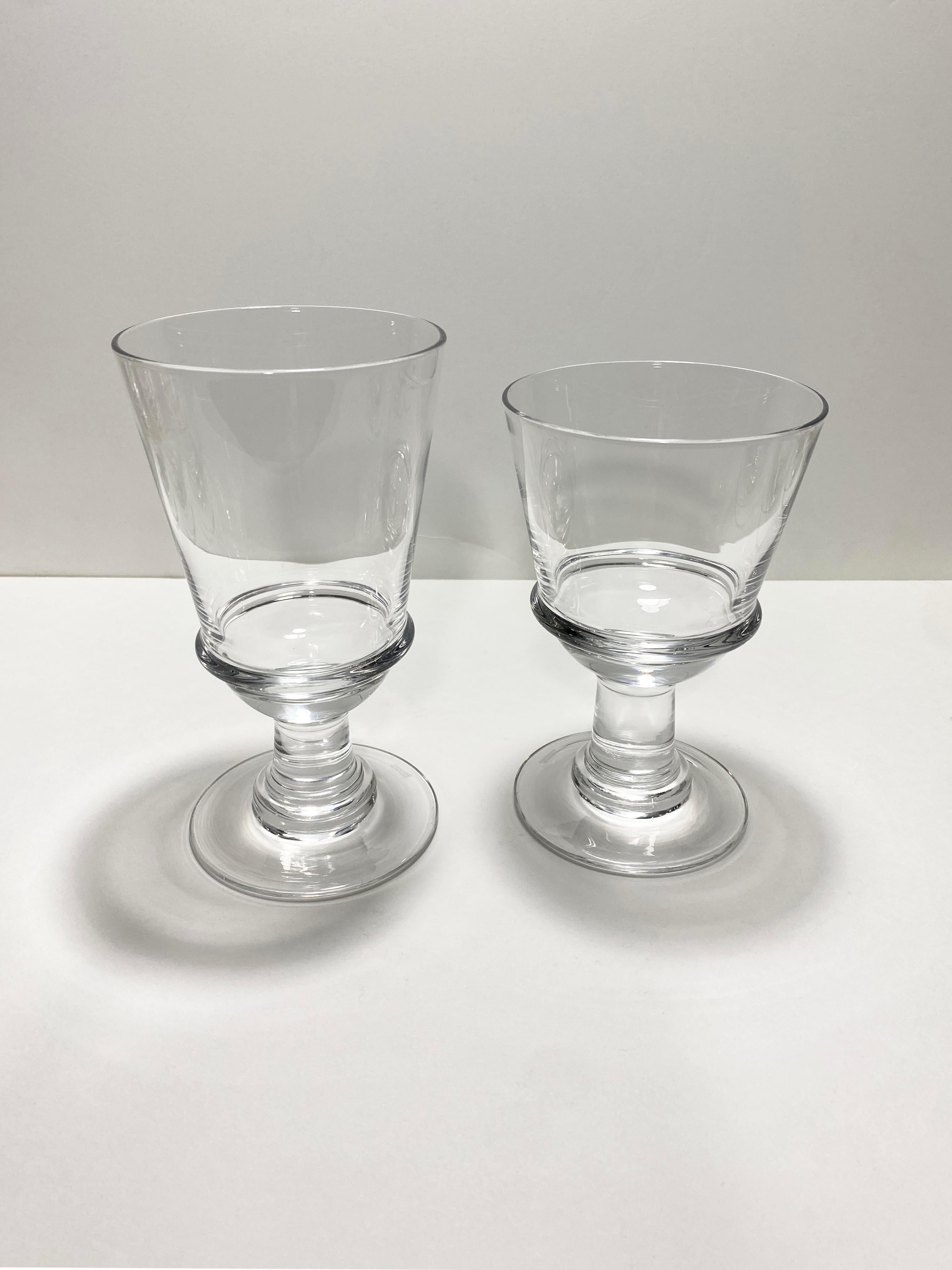 Set of Waterford Crystal Goblets Owned by Andre Leon Talley For Sale 1