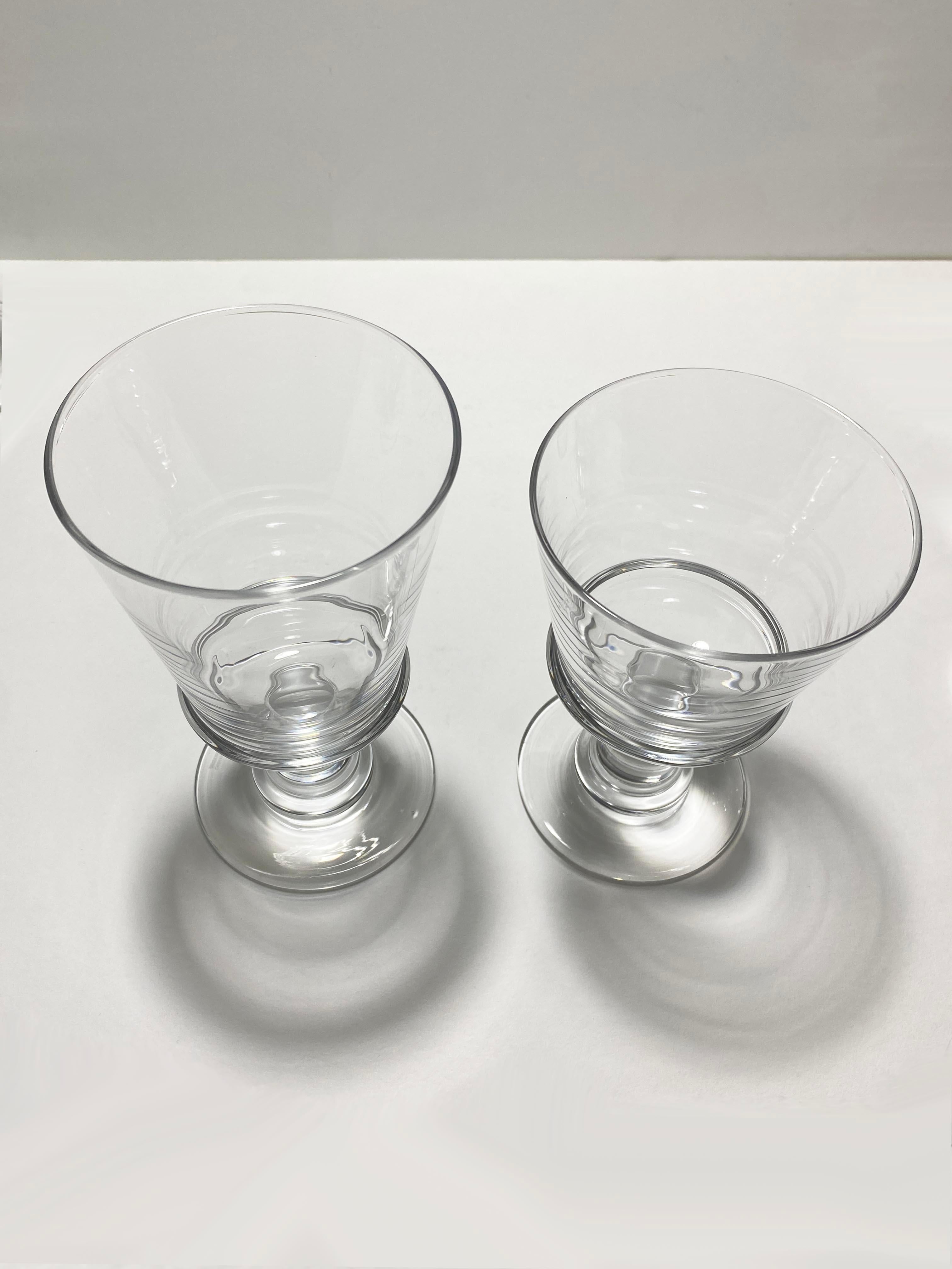 Set of Waterford Crystal Goblets Owned by Andre Leon Talley For Sale 2