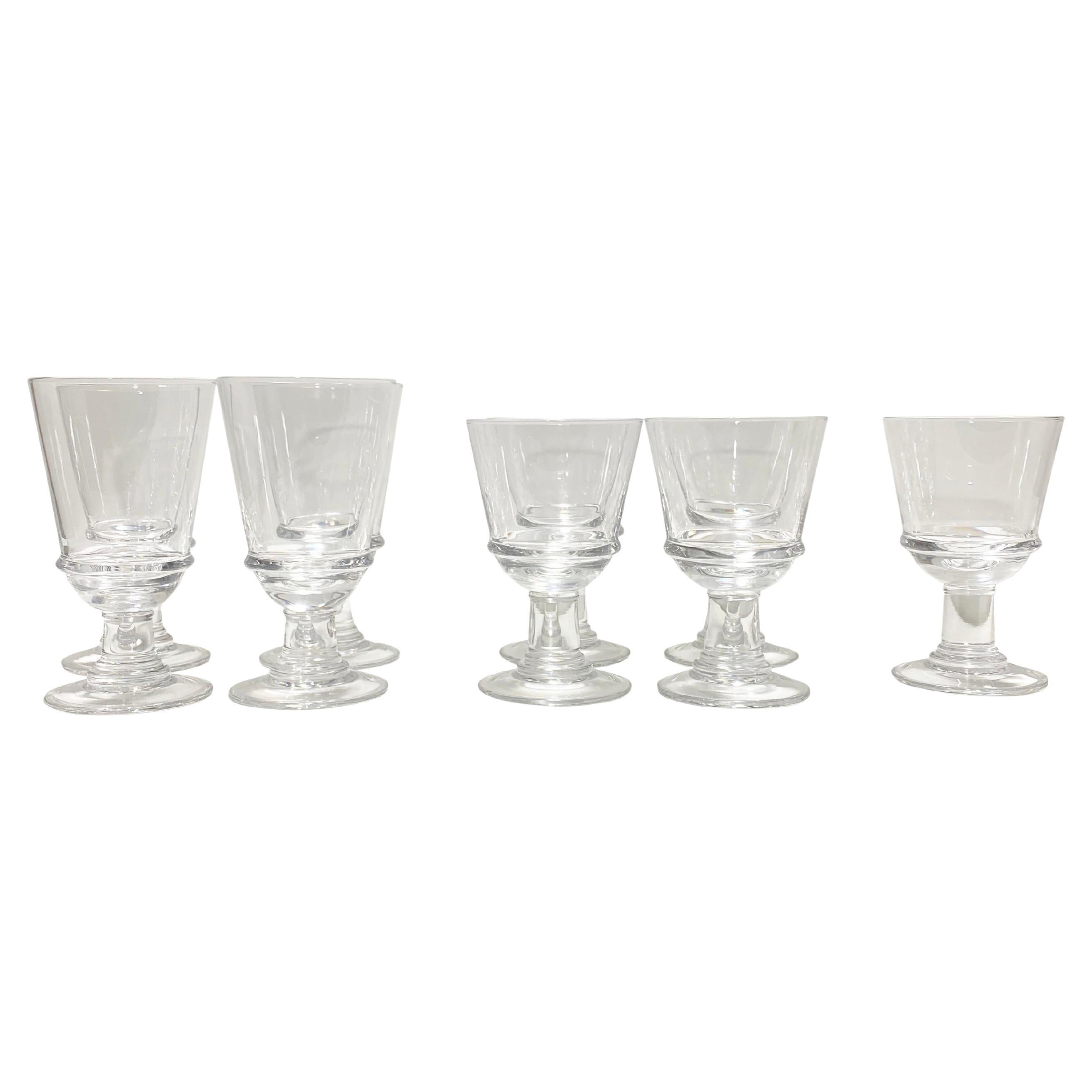 Set of Waterford Crystal Goblets Owned by Andre Leon Talley For Sale
