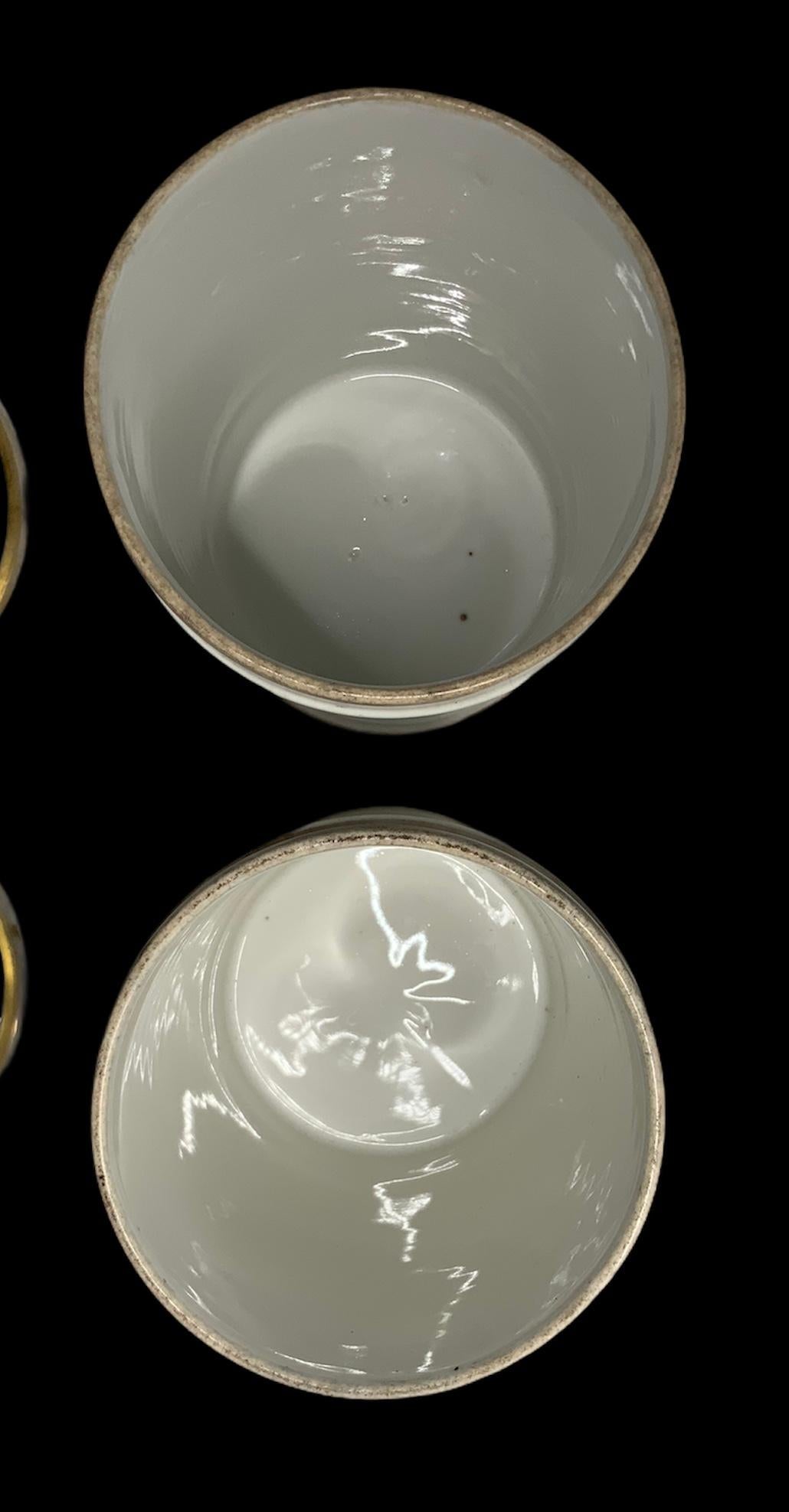 Unknown Set of White Porcelain Apothecary Jars