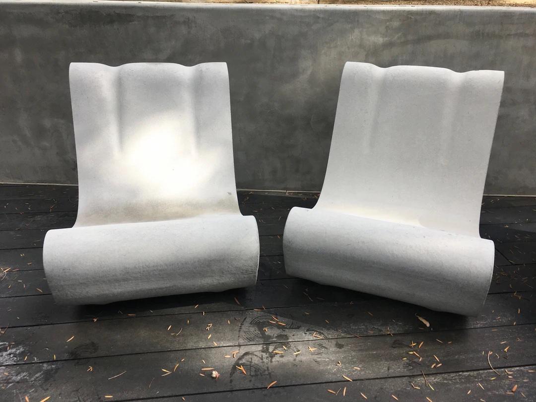 Set of New Production Willy Guhl Loop Chairs and Matching Table, Switzerland In New Condition For Sale In Los Angeles, CA