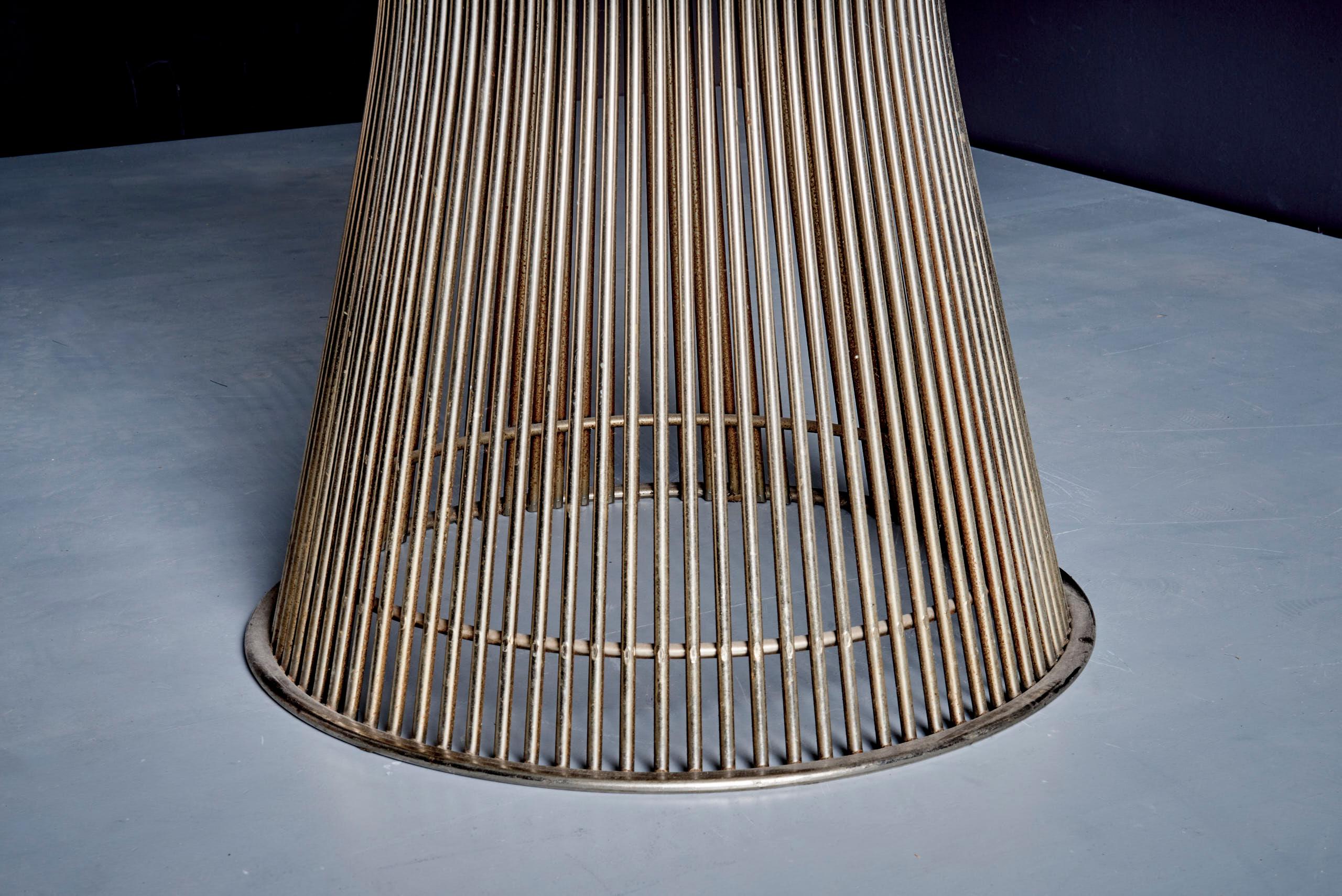Set of Wire Dining Table and Four Chairs by Warren Platner for Knoll, US - 1960s im Angebot 1