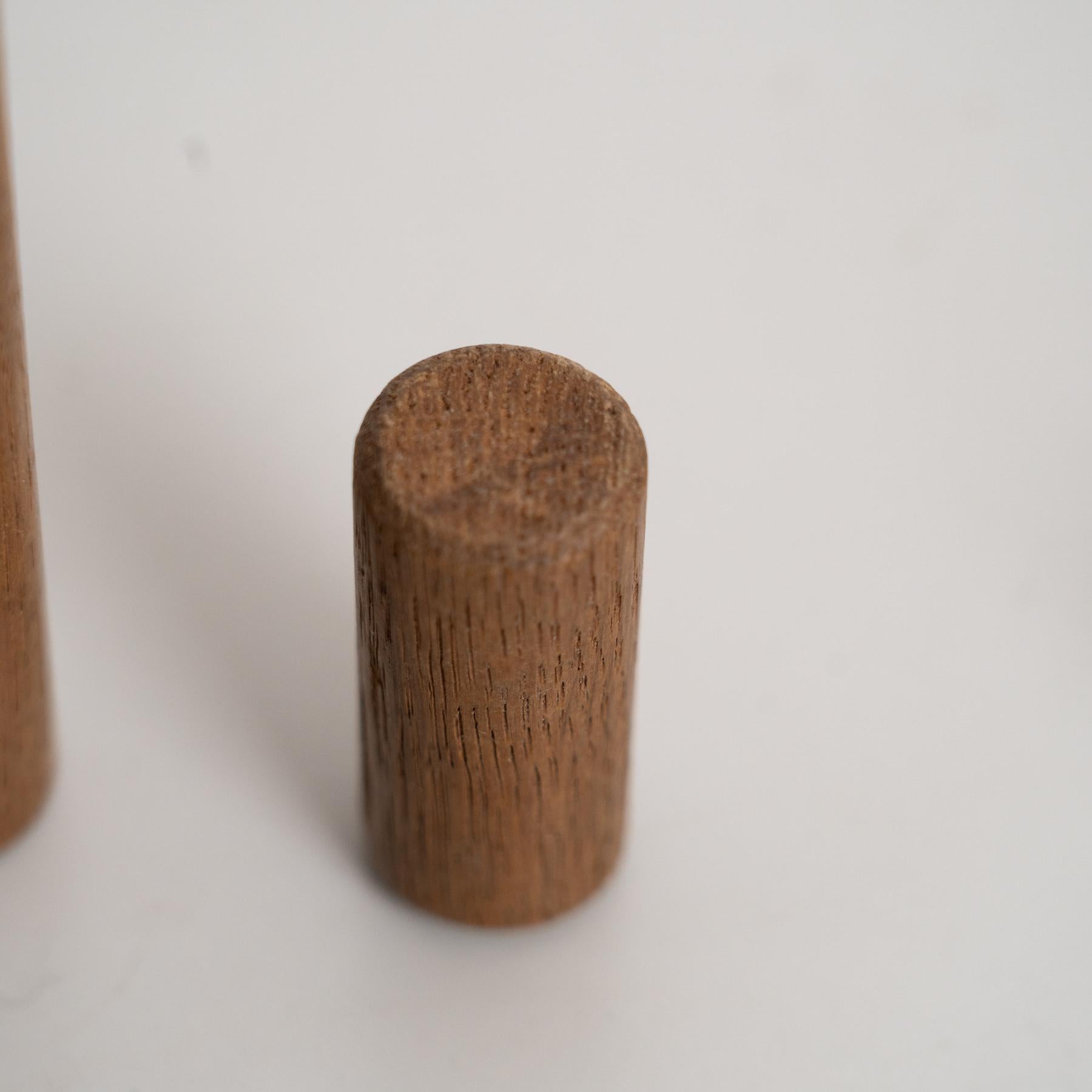 Set di modelli geometrici in legno, stile Bauhaus - Germania, circa 1940 in vendita 7