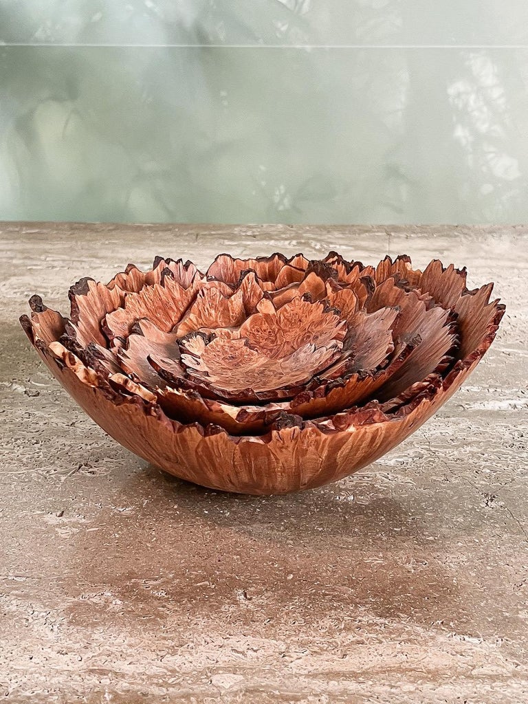 Set of Wooden Nesting Bowls by Mike Mahoney For Sale at 1stDibs
