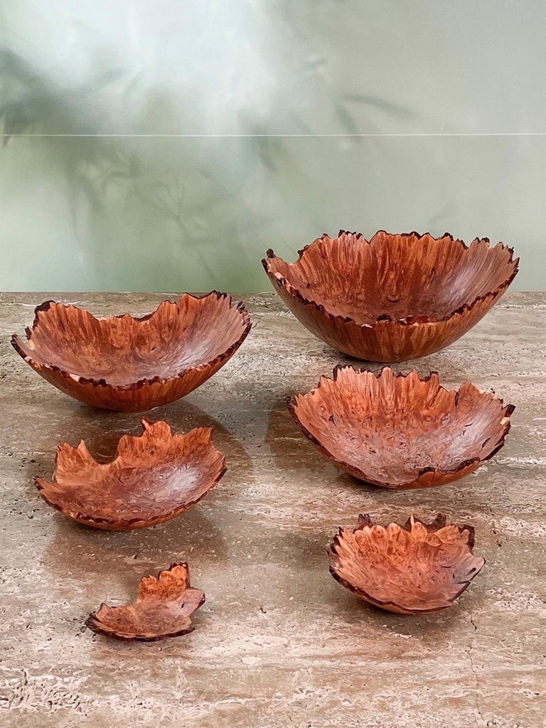 Set of Wooden Nesting Bowls by Mike Mahoney For Sale at 1stDibs