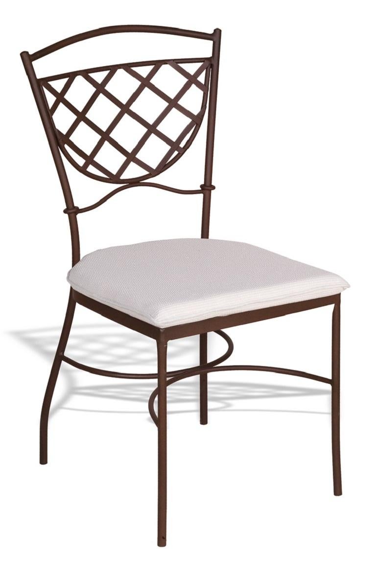 Spanish Set of Wrought Iron Dining Table and Armchairs, Garden or Patio Furniture For Sale