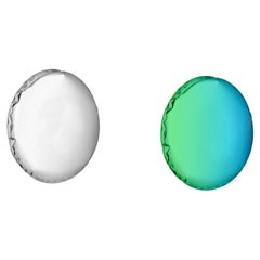 Set of x2 Mirrors 'OKO 36' Gradient + Stainless Steel by Zieta