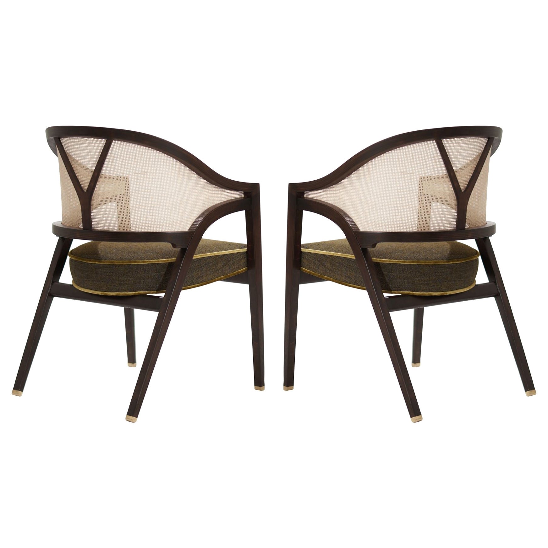 Ensemble de fauteuils "Y" par Edward Wormley pour Dunbar, C.C. années 1950