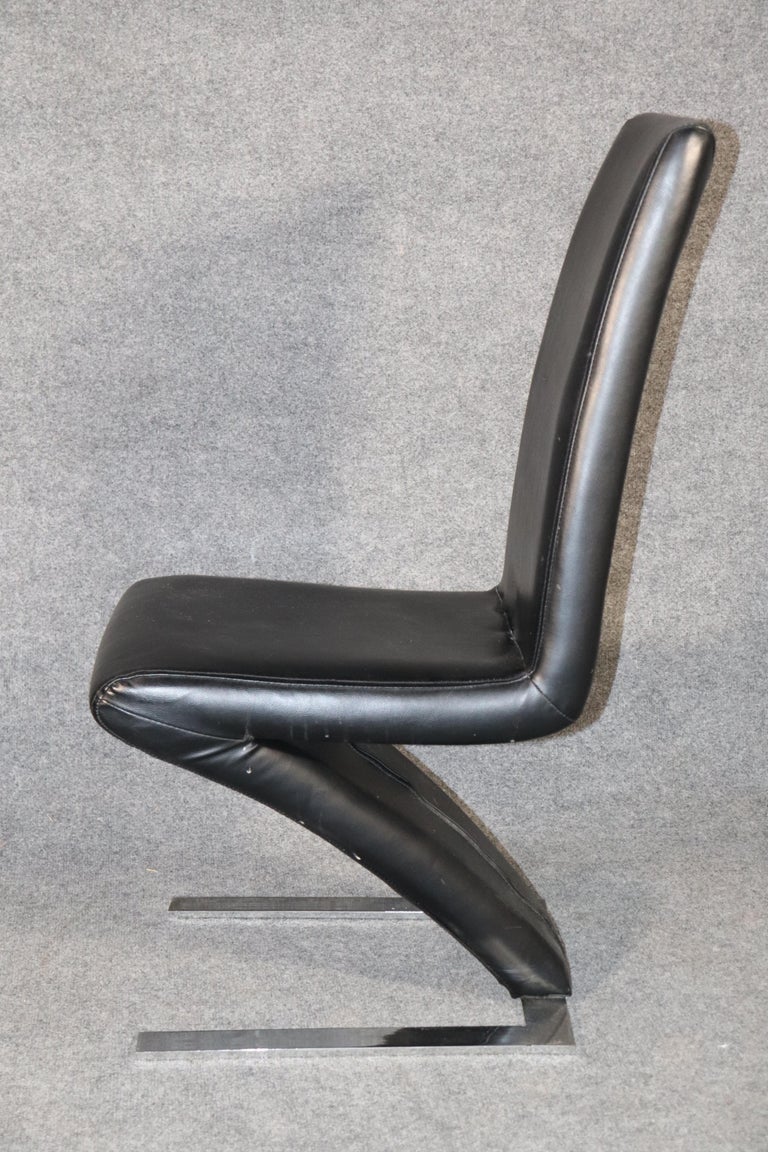 Set of ZShape Dining Chairs For Sale at 1stDibs