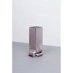 Set of Zinc & Chrome Plated Pressure Vases by Tim Teven