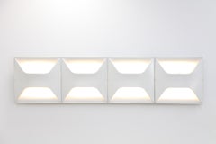 Satz von vier „Oyster“-Leuchten für Staff von Dieter Witte, Deutschland 1963