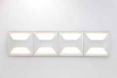 Set off Four "Oyster" Light Scounces for Staff by Dieter Witte, Germany 1963