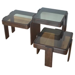 Modularer Couchtisch aus Set von Gianfranco Frattini mit Schachtel, 1960er Jahre