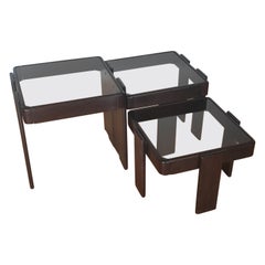Set off Three Gianfranco Frattini Nesting Table 1970s
