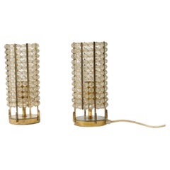 Set di due lampade da tavolo in ottone di Egon Hillebrand 1960s