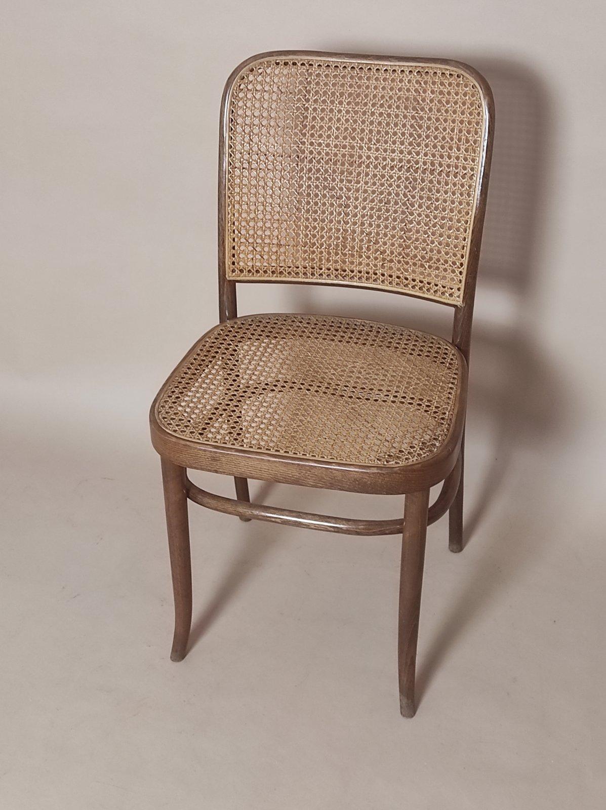 Set Off Two Vintage Josef Hoffmann Prague 811 chair 1950s 3