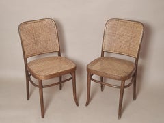 Set Off Two Vintage Josef Hoffmann Prague 811 chair 1950s