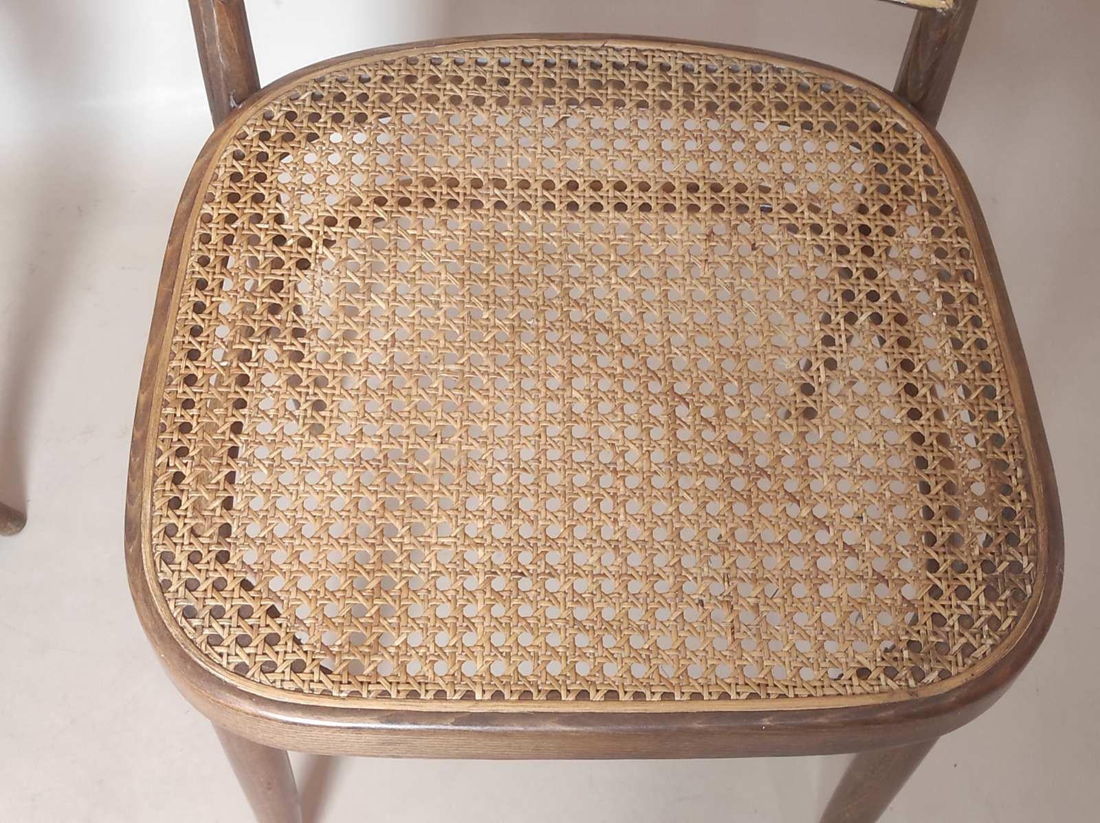 Mid-20th Century Set Off Two Vintage Josef Hoffmann Prague 811 chair 1950s