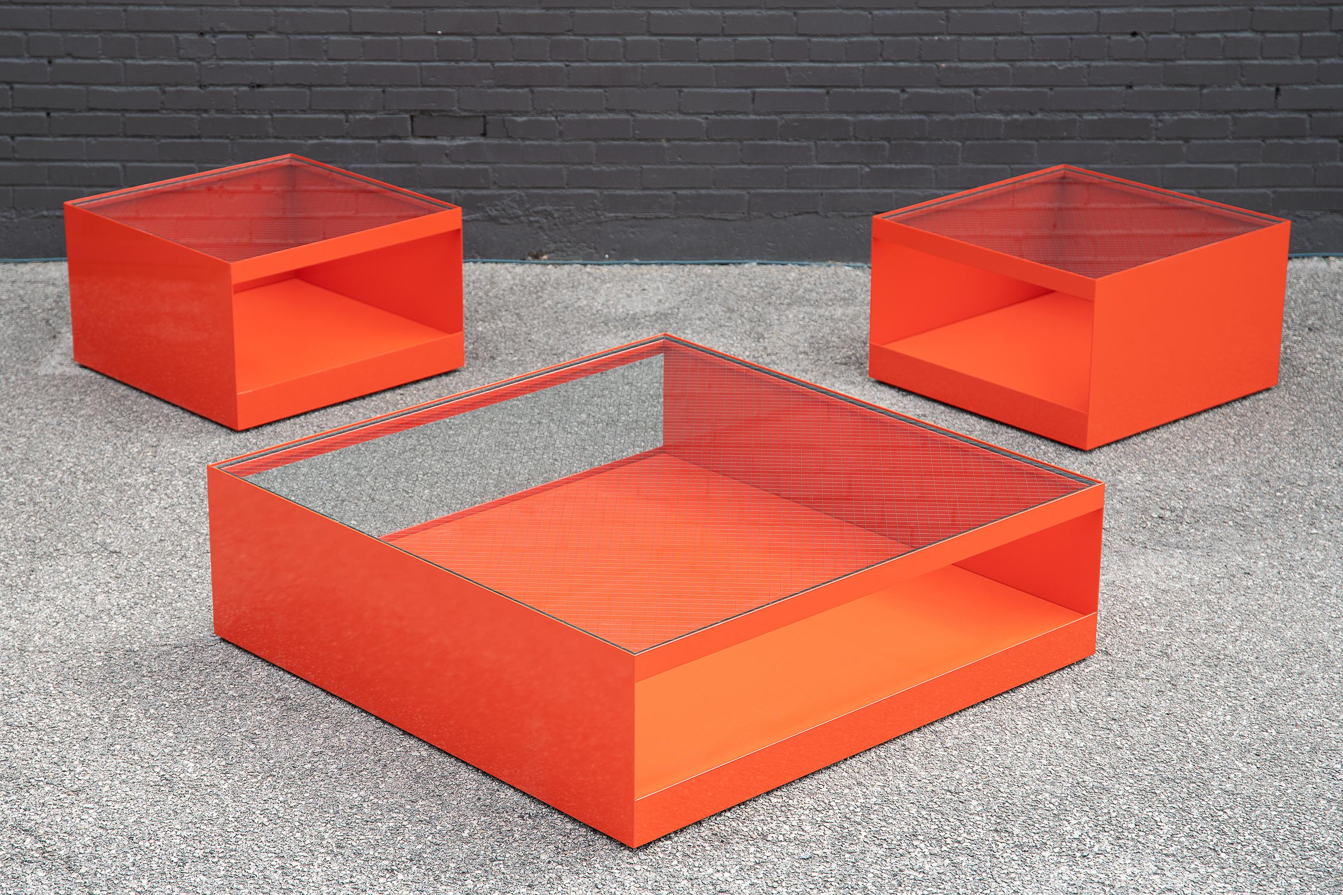 Set of Three Low Rolling Tables by Joseph D'Urso for Knoll International 5