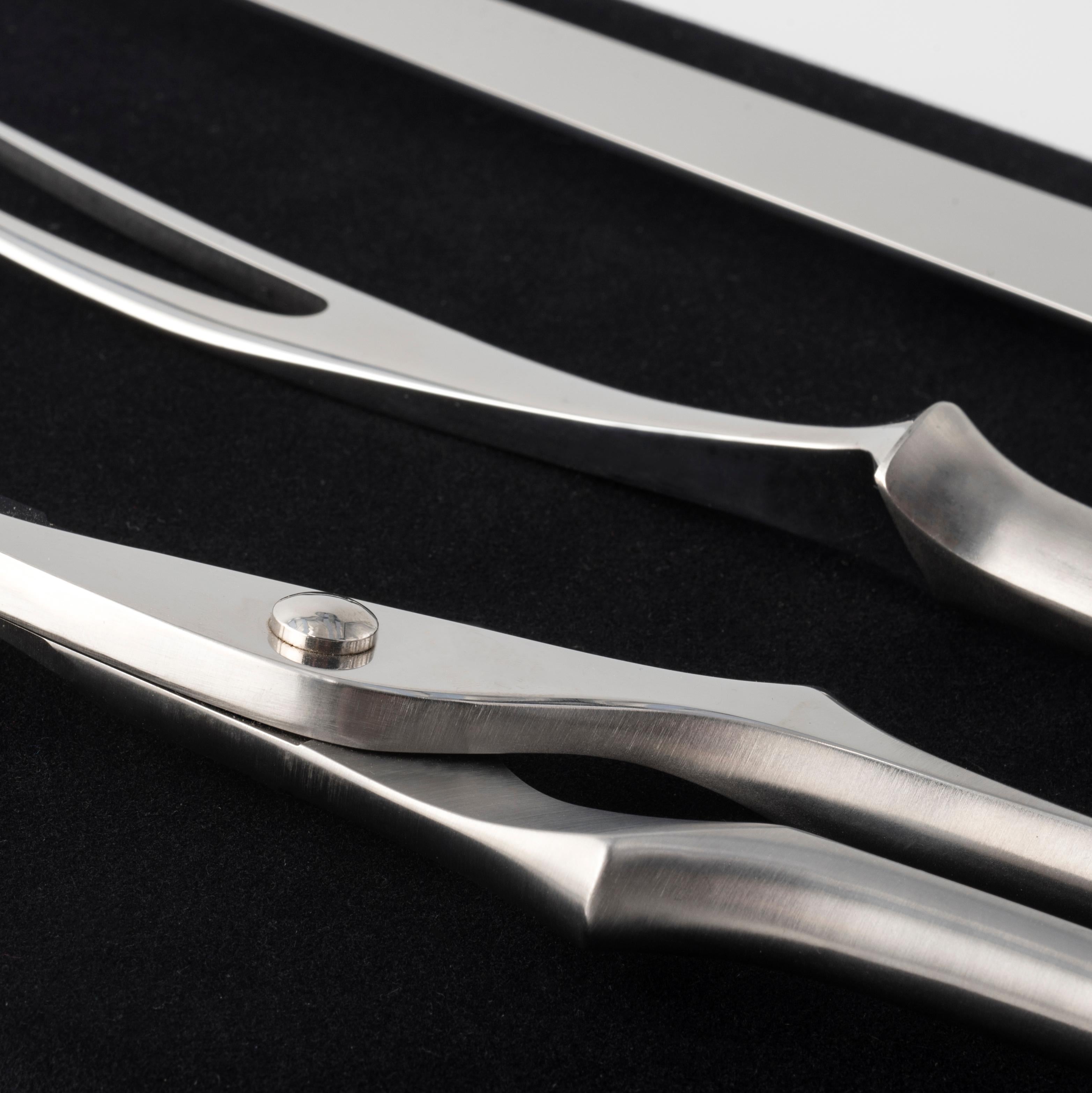 KOSMO Roast Set 2 - Elegancia y funcionalidad en acero inoxidable Moderno en venta