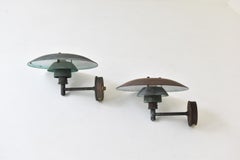Set PH 4.5 Copper Wall Lamps by Poul Henningsen for Louis Poulsen, DK 1980s