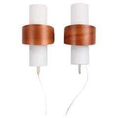 Set Philips Wall lamps Design by Louis Kalff Model NX40, the Netherlands