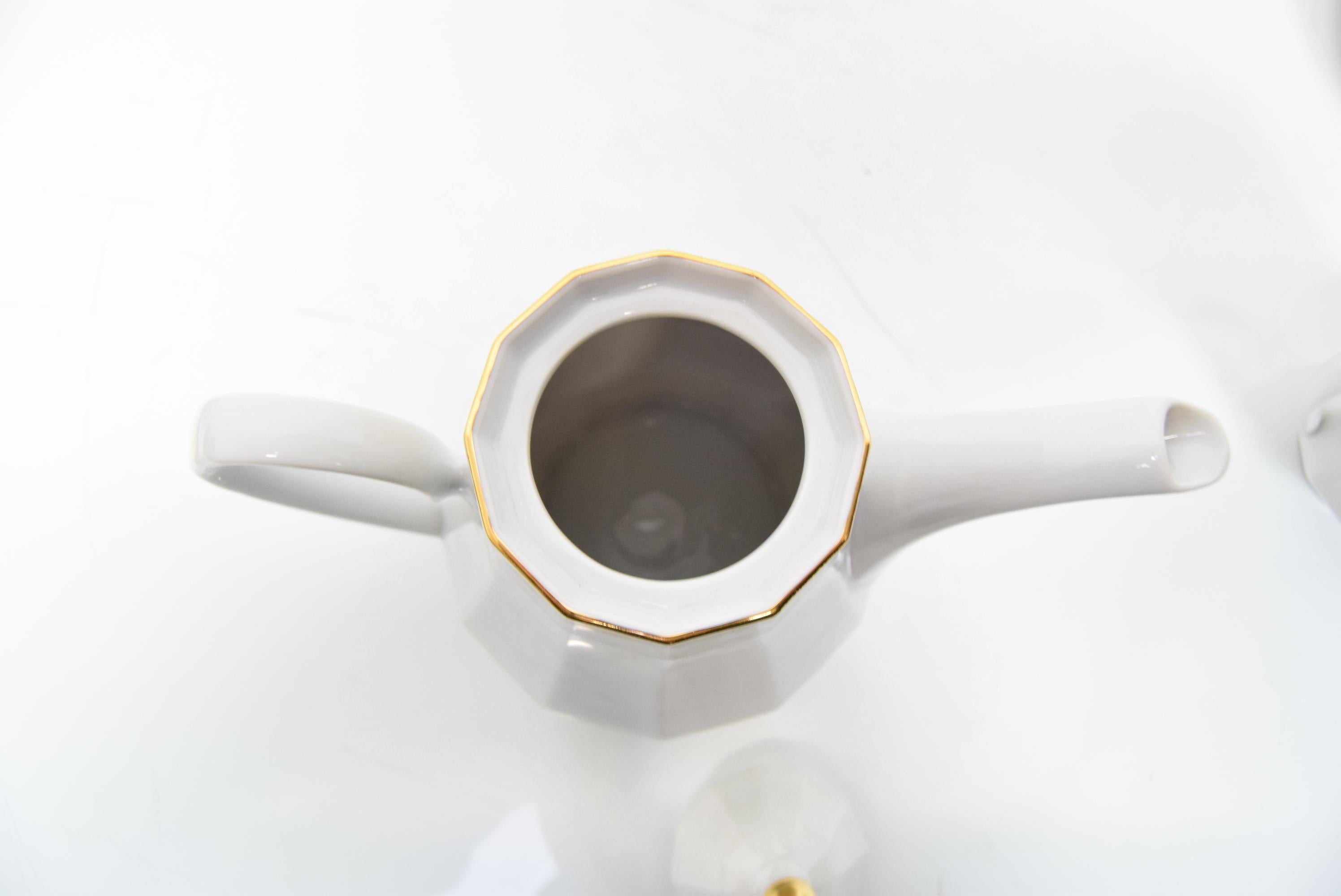 Ensemble de porcelaine pour le thé ou le café, porcelaine de Carlsbad de la société Epiag D.F en vente 5