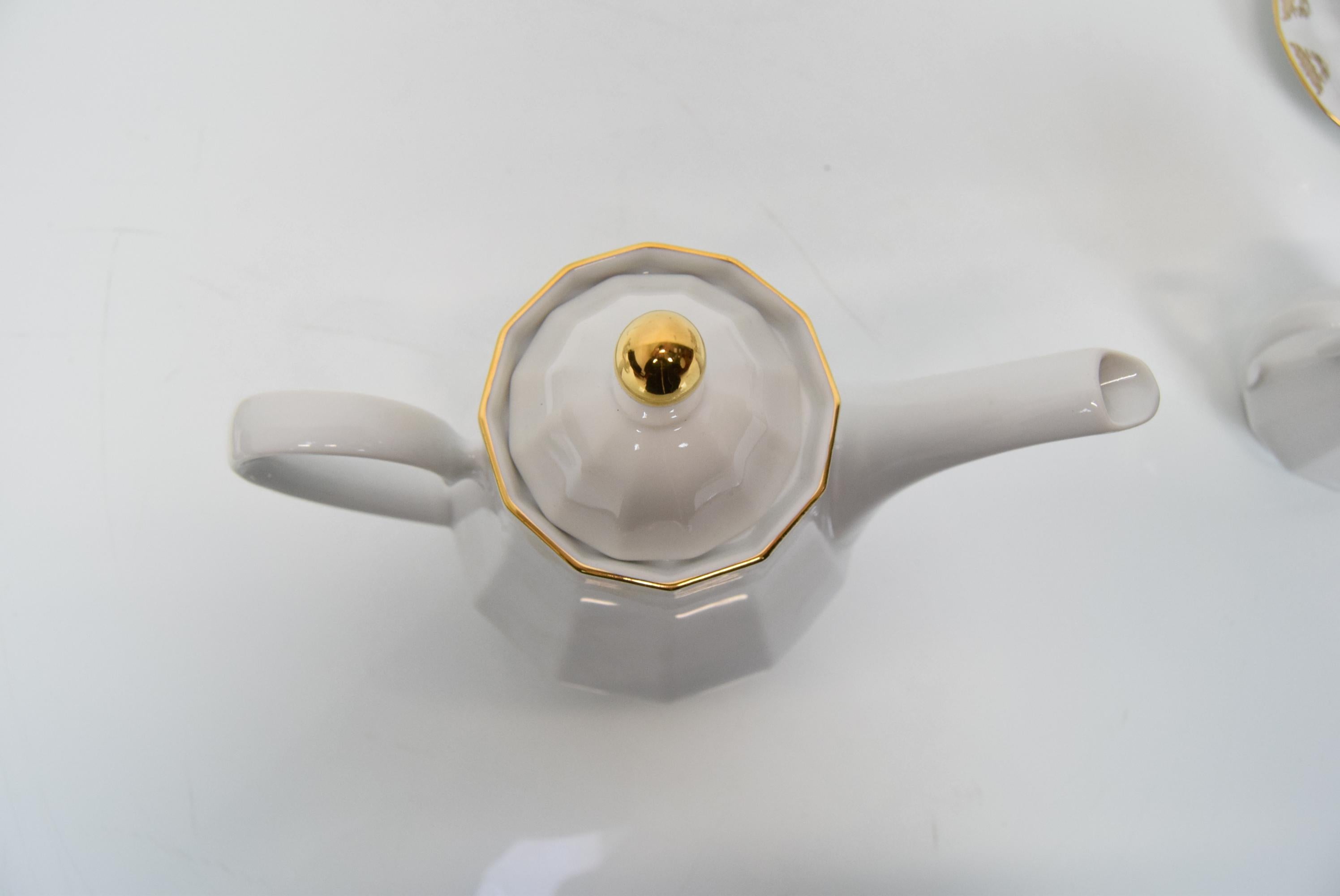 Ensemble de porcelaine pour le thé ou le café, porcelaine de Carlsbad de la société Epiag D.F en vente 6