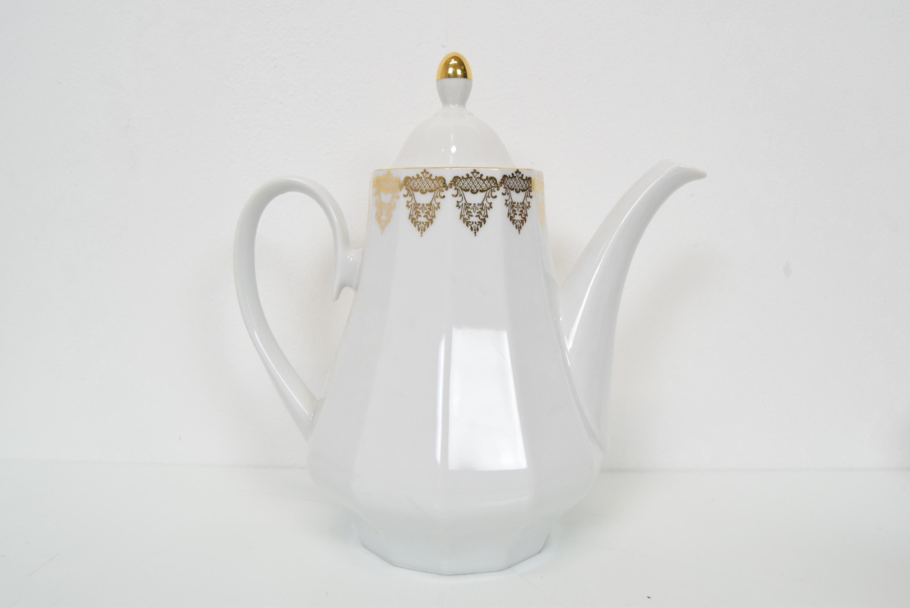 Czech Set Porcelain for Tea or Coffee, Carlsbad Porcealin by Company Epiag D.F For Sale