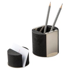 Ensemble de bureau noir Galucharme - Élégance et raffinement artisanaux