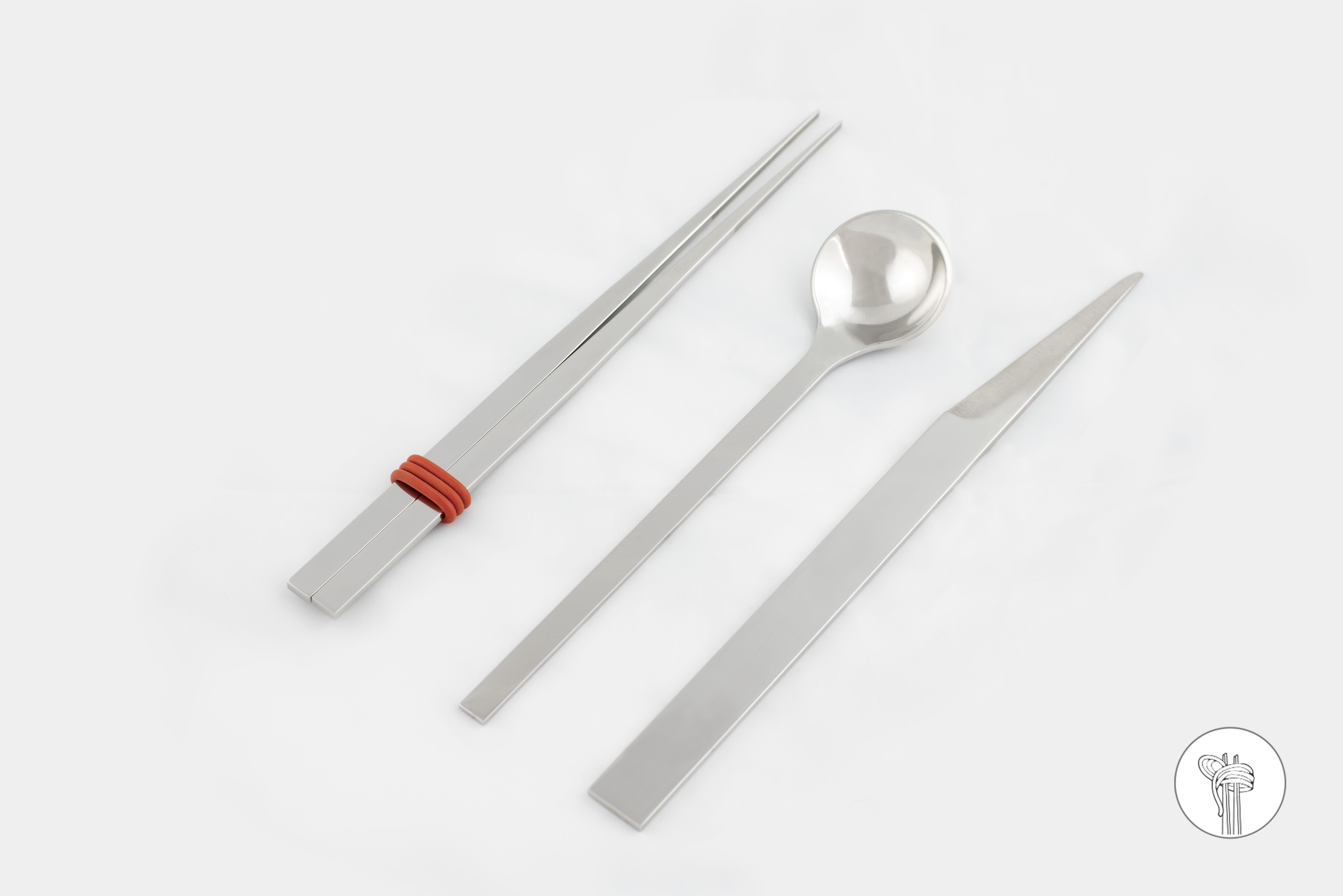 Italian Set posato in acciaio inox in vendita